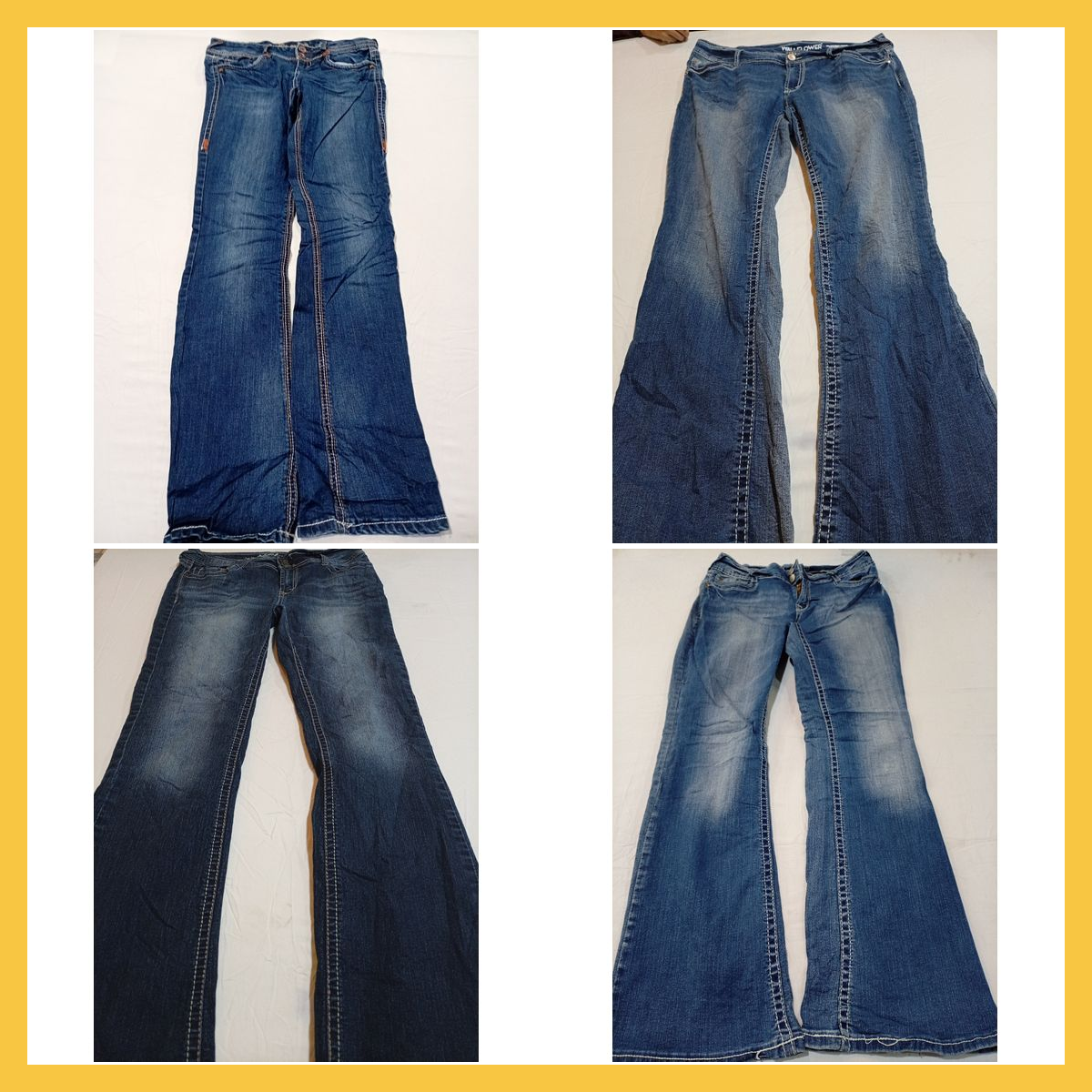 Wallflower Flare Jeans Bundle 5pcs Damen Vintage D..