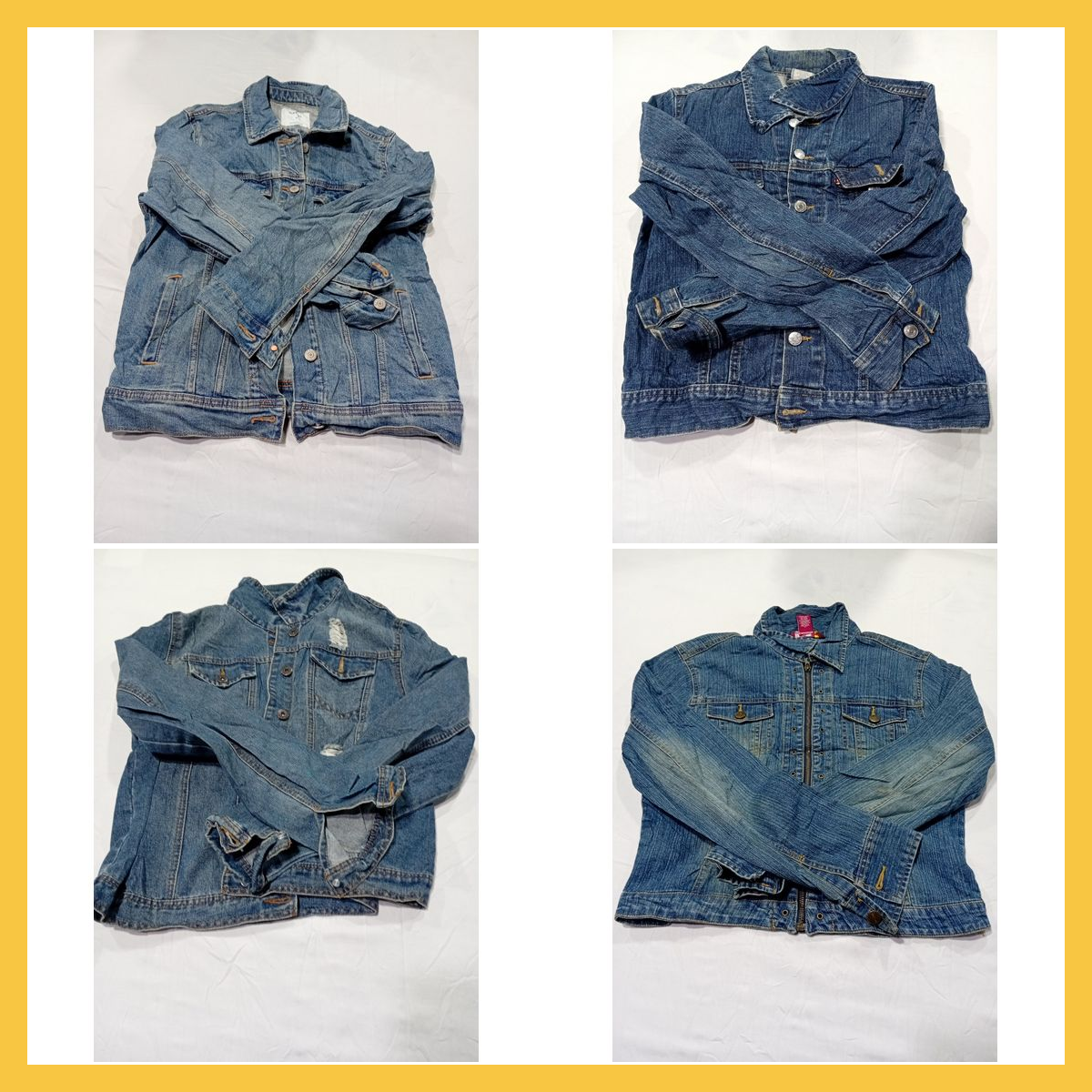 Ensemble de vestes en denim - 15 pièces mélange de..