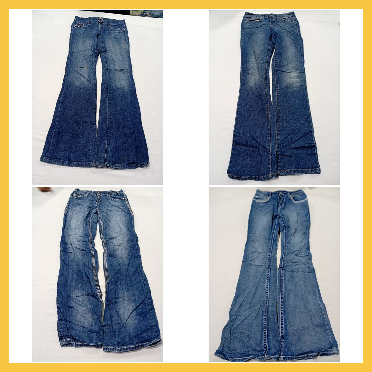 Diesel, Wrangler & More Flare Jeans Bundle - 15 Pi..