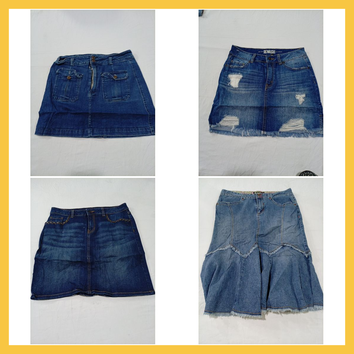 Denim Skirt Bundle - 15 Piece Mix of Almost Famous..