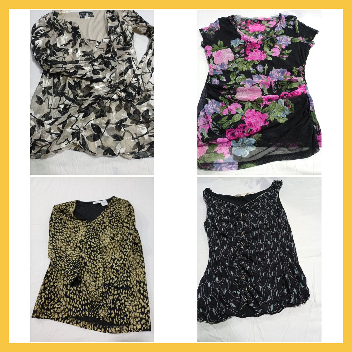 Floral & Animal Print Blouse Bundle - Alex, INC, e..