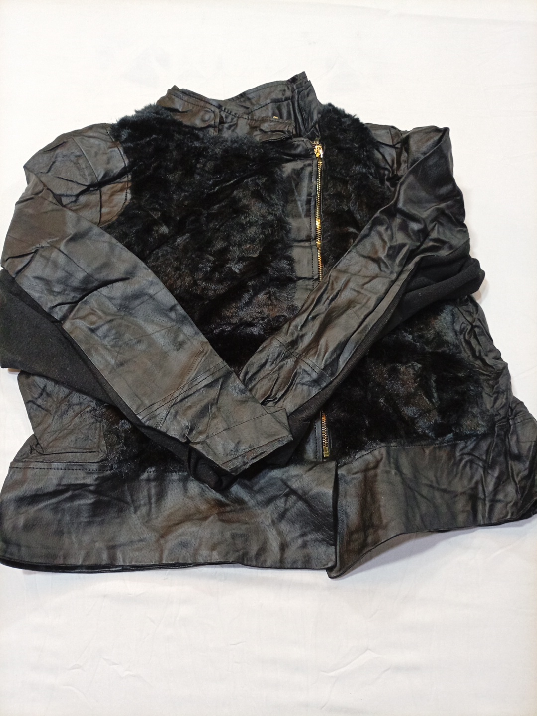 Black Faux Fur Jacket