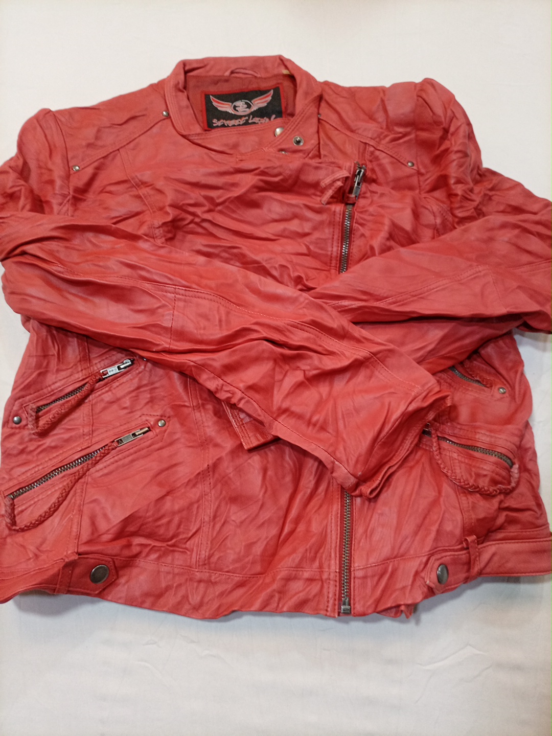 Speed Legend Red Leather Jacket
