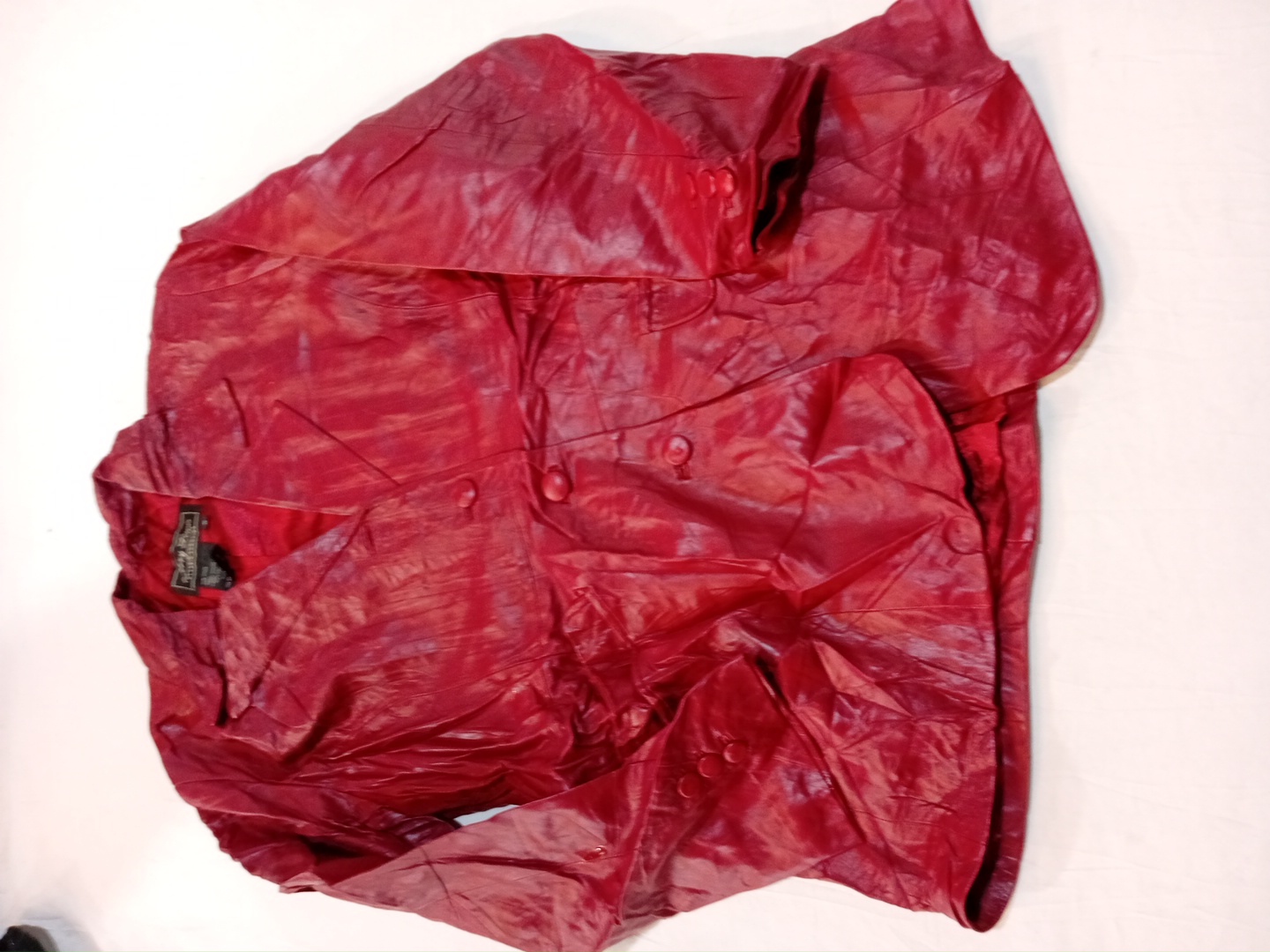 Terry Lewis Classic Luxuries Red Leather Jacket