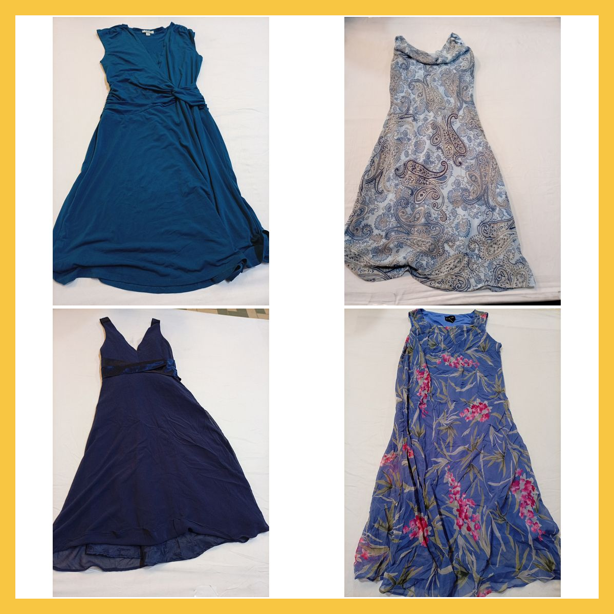 Ensemble de robes midi - Lot de 9 pièces mode fémi..