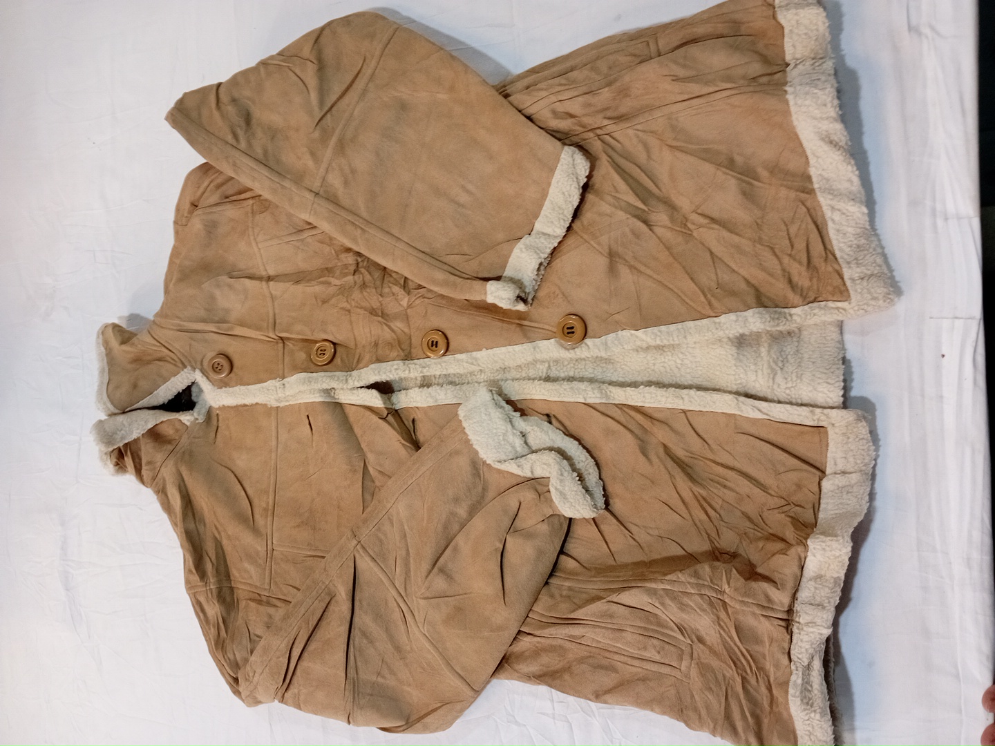 Tan Faux Fur Lined Jacket