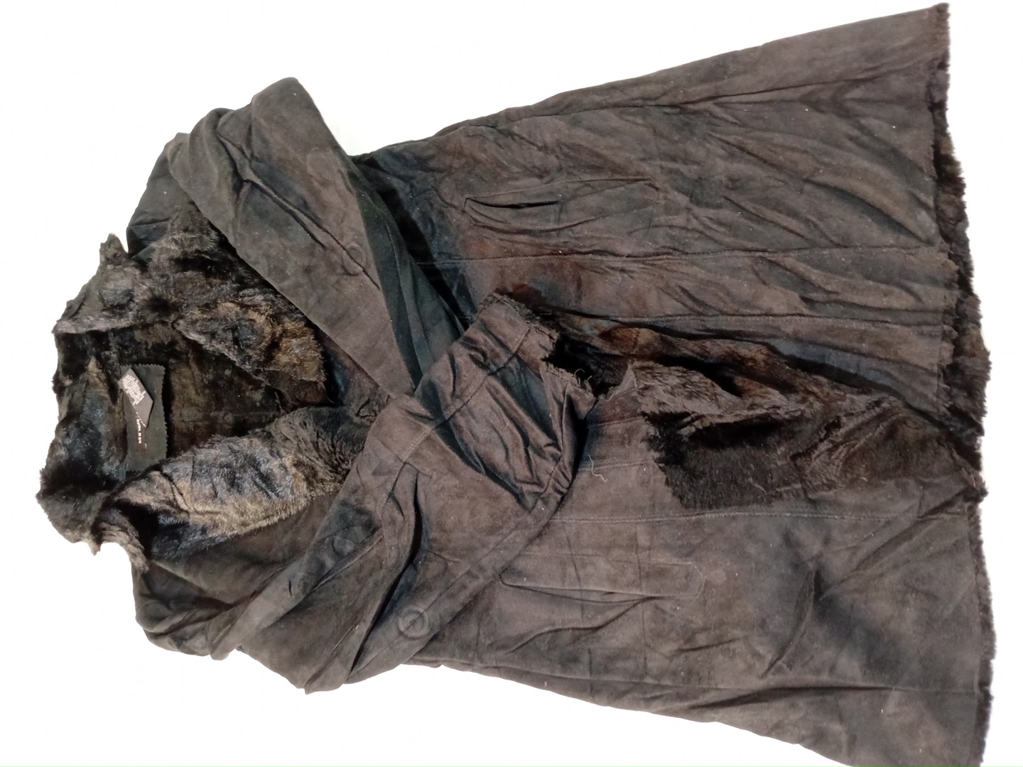 New York & Company Faux Fur Coat