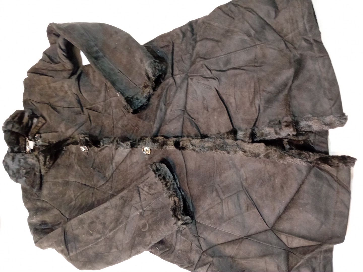 Ann Taylor faux fur coat