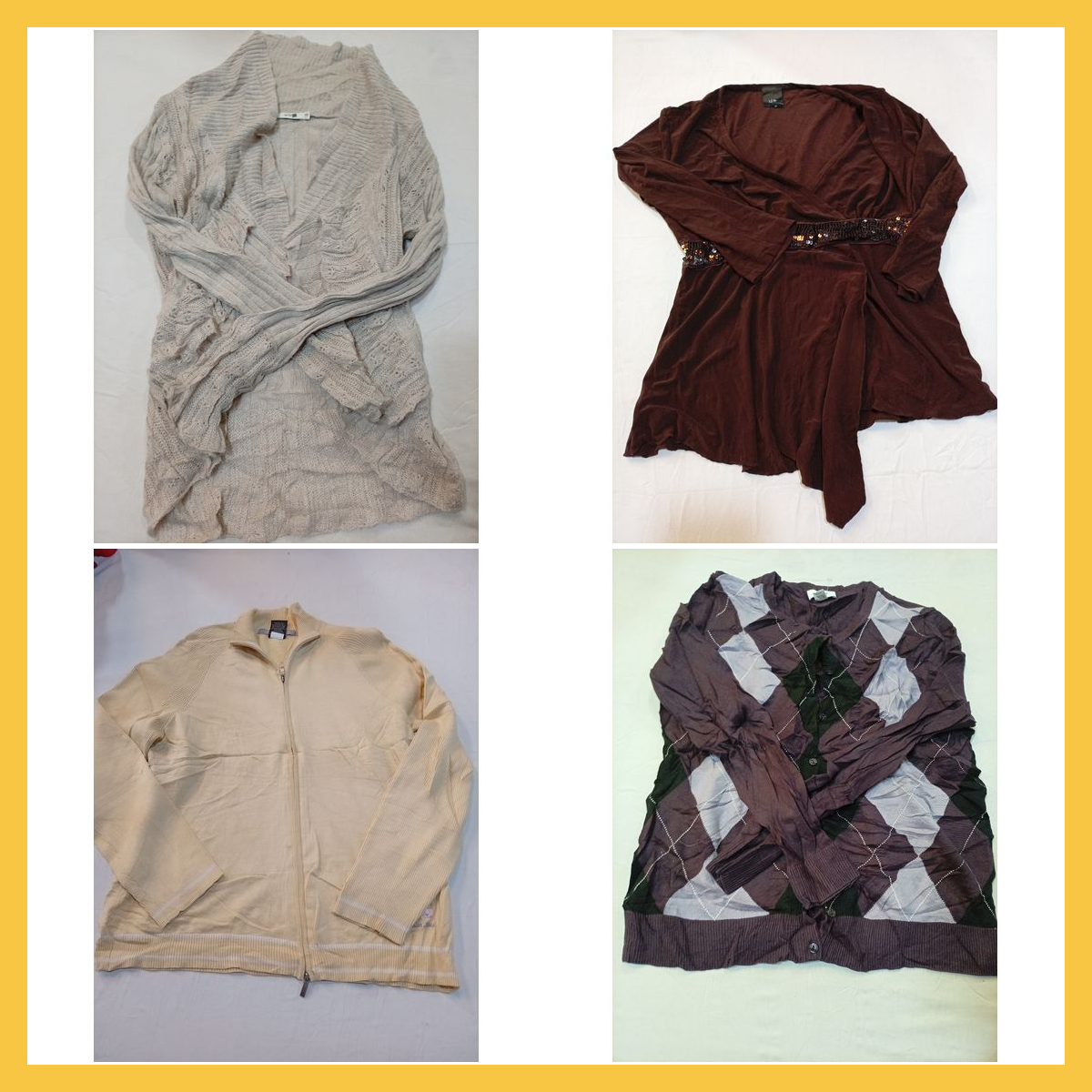 Ensemble de cardigans de créateur : LOFT, Calvin K..