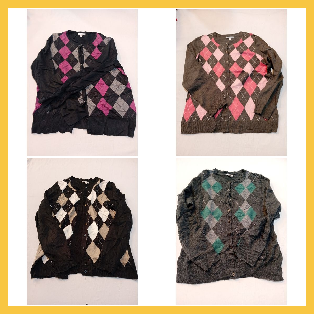 Croft & Barrow Argyle Cardigan Sweater Bundle von ..