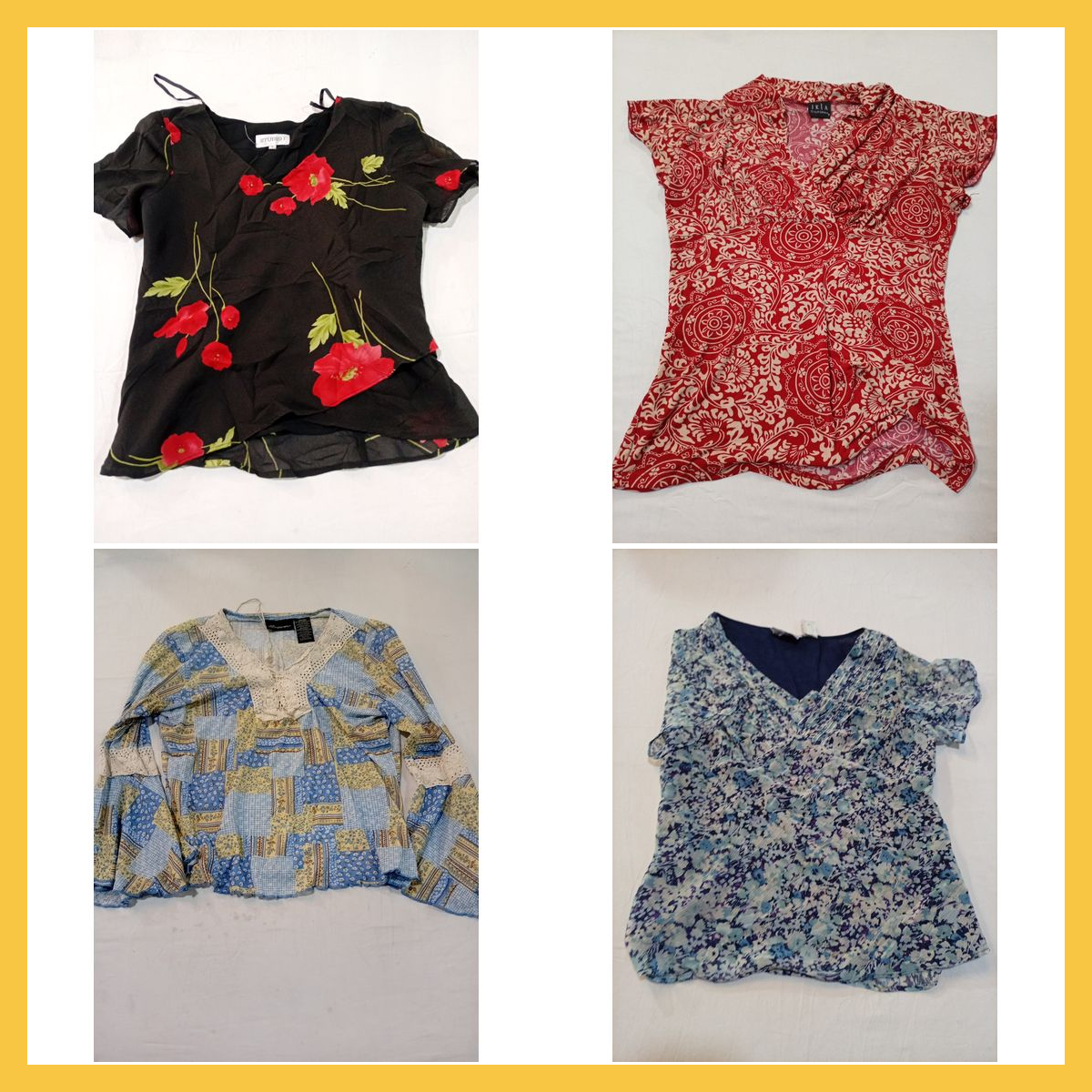 Vintage Blouse Bundle - 14 Pc Mix of Studio I, Jki..