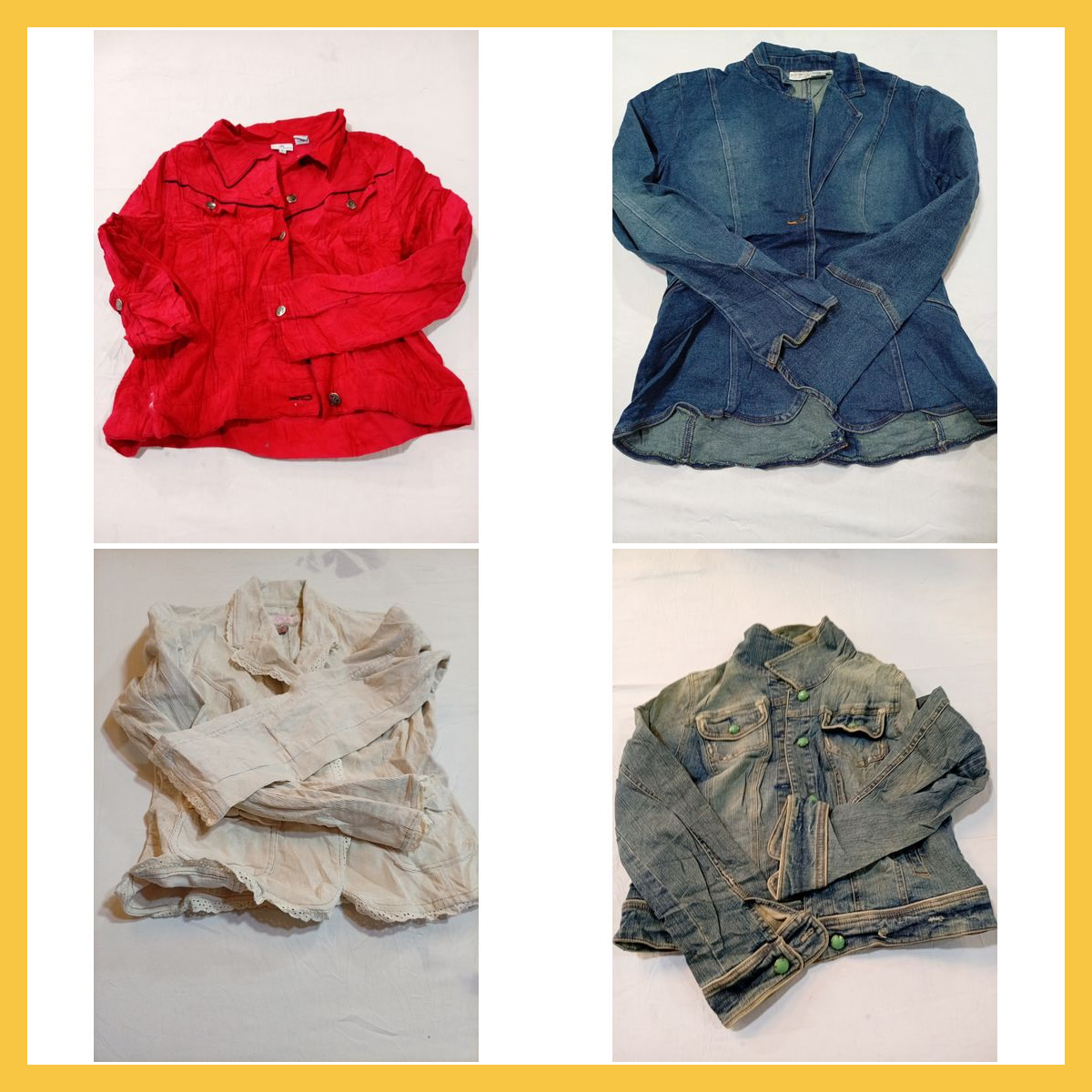 Denim-Jacke Bundle - 12 Teile Mischungen von Angel..