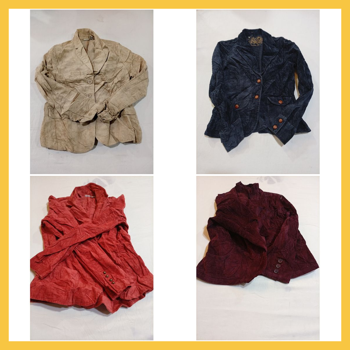 Blazer Bundle: 15 Teile Mix aus Cordstoff, Samt, L..