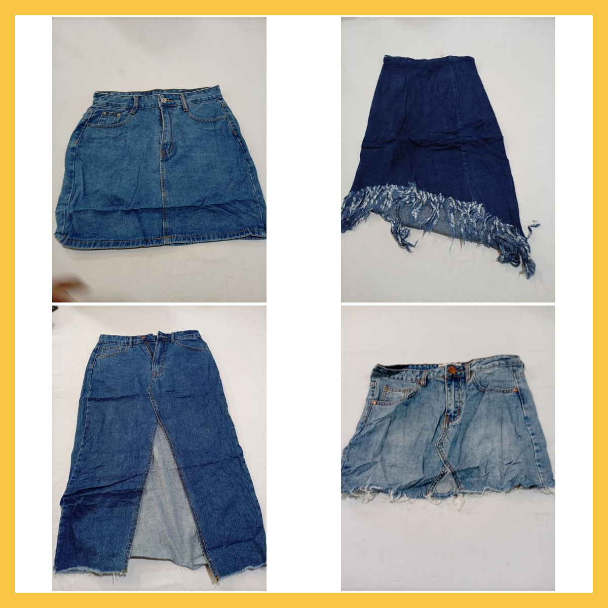 Denim-Rock-Bundle 8 Stück Unbranded Denim Mini Röc..