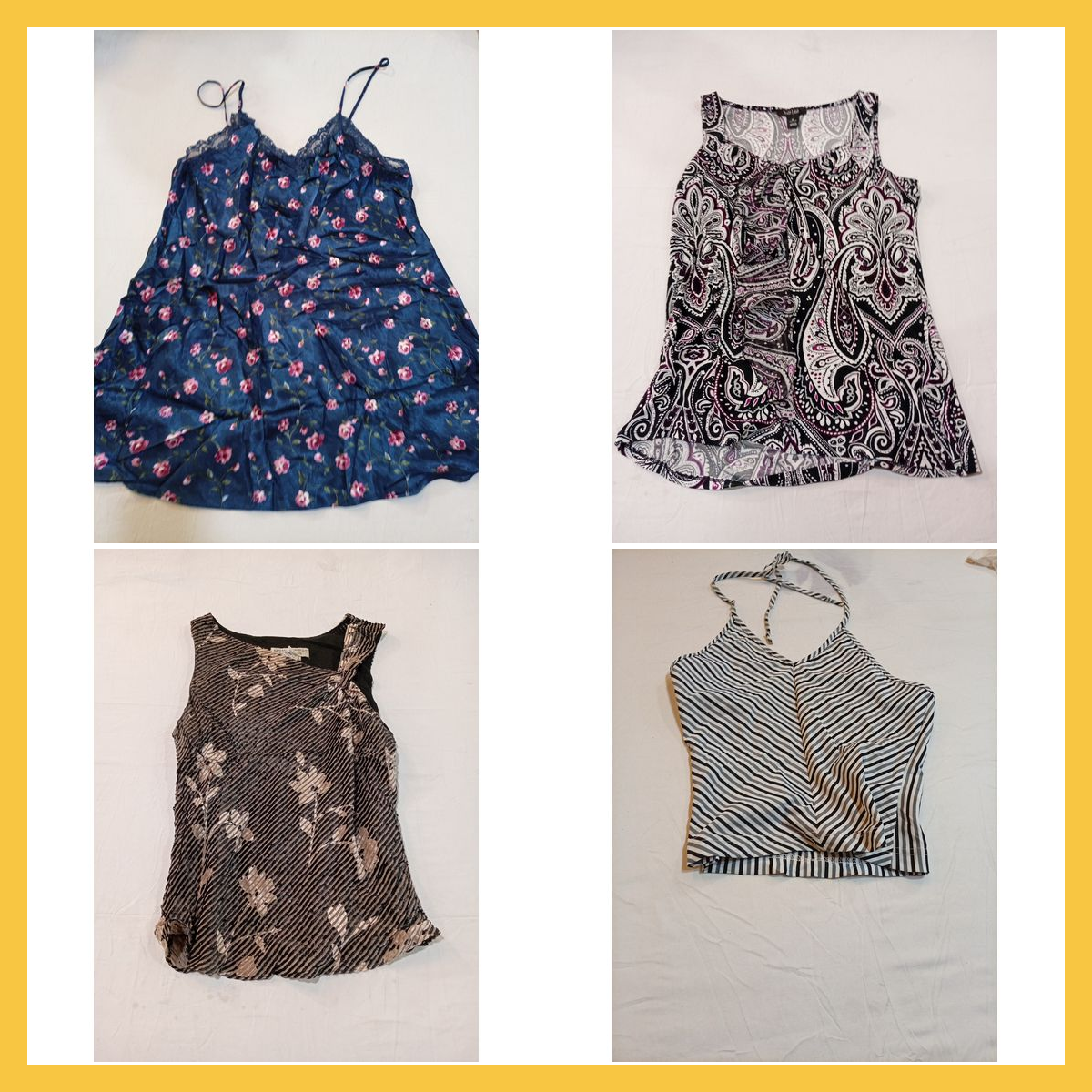 Evendale & WHBM Ensemble : 15 Débardeurs imprimés,..