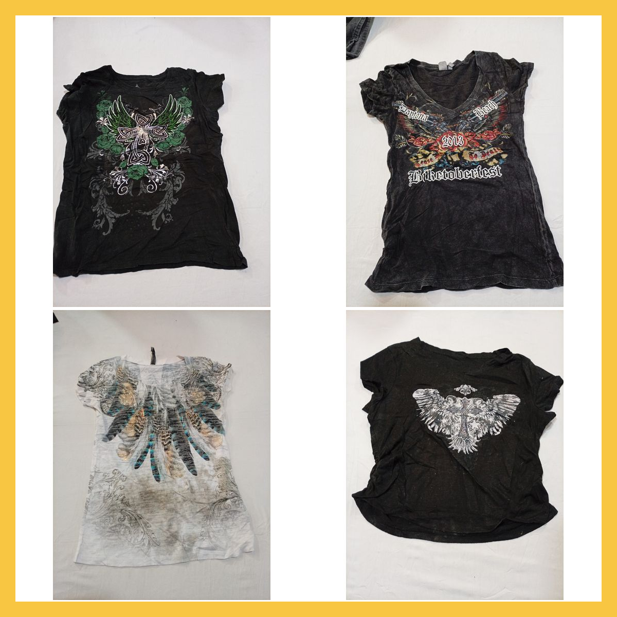 Graphic Tee Bundle - 5 Pack Mixed Printed T-Shirts