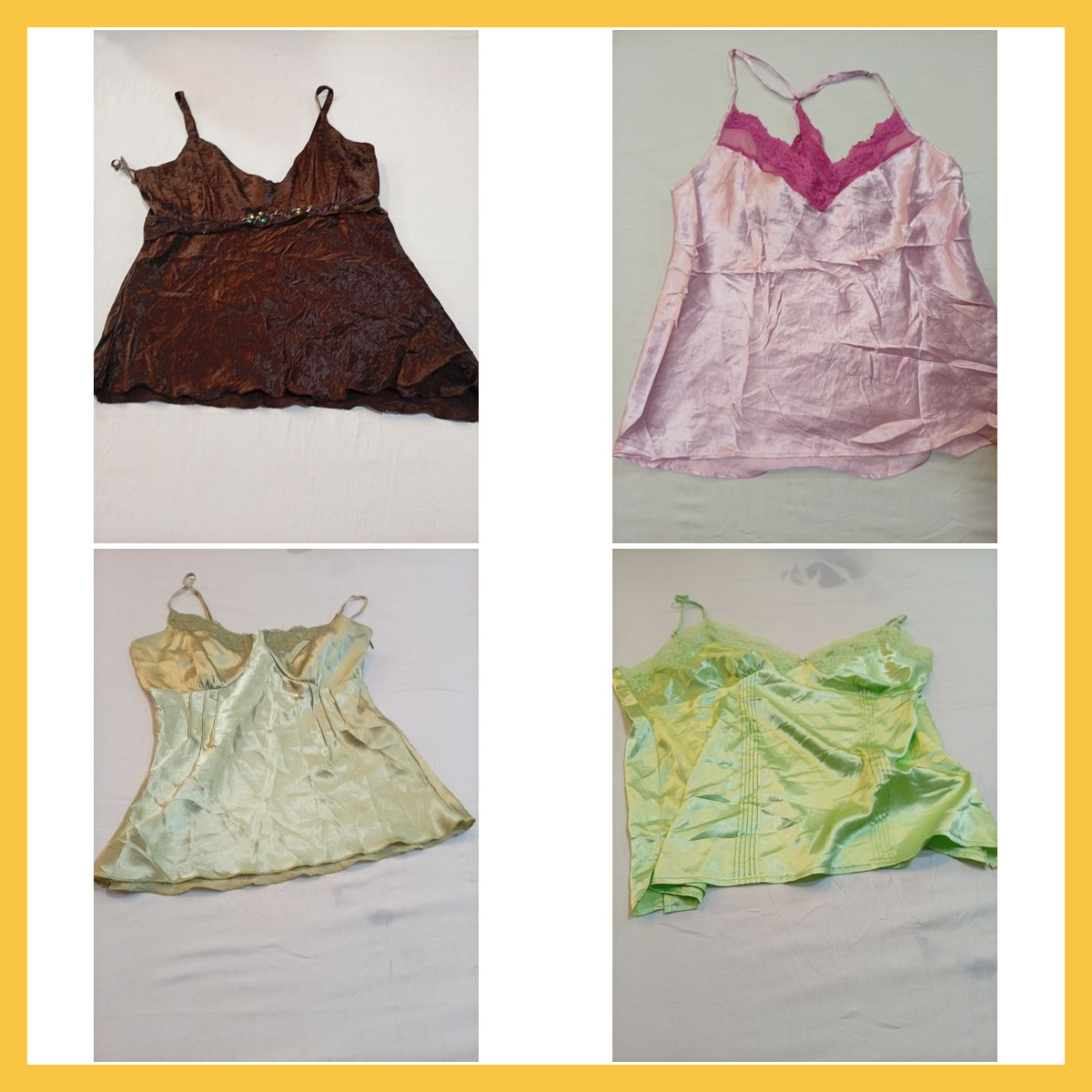 Seiden-Camisole-Bundle - 15 Teile Fashion Bug, Lil..