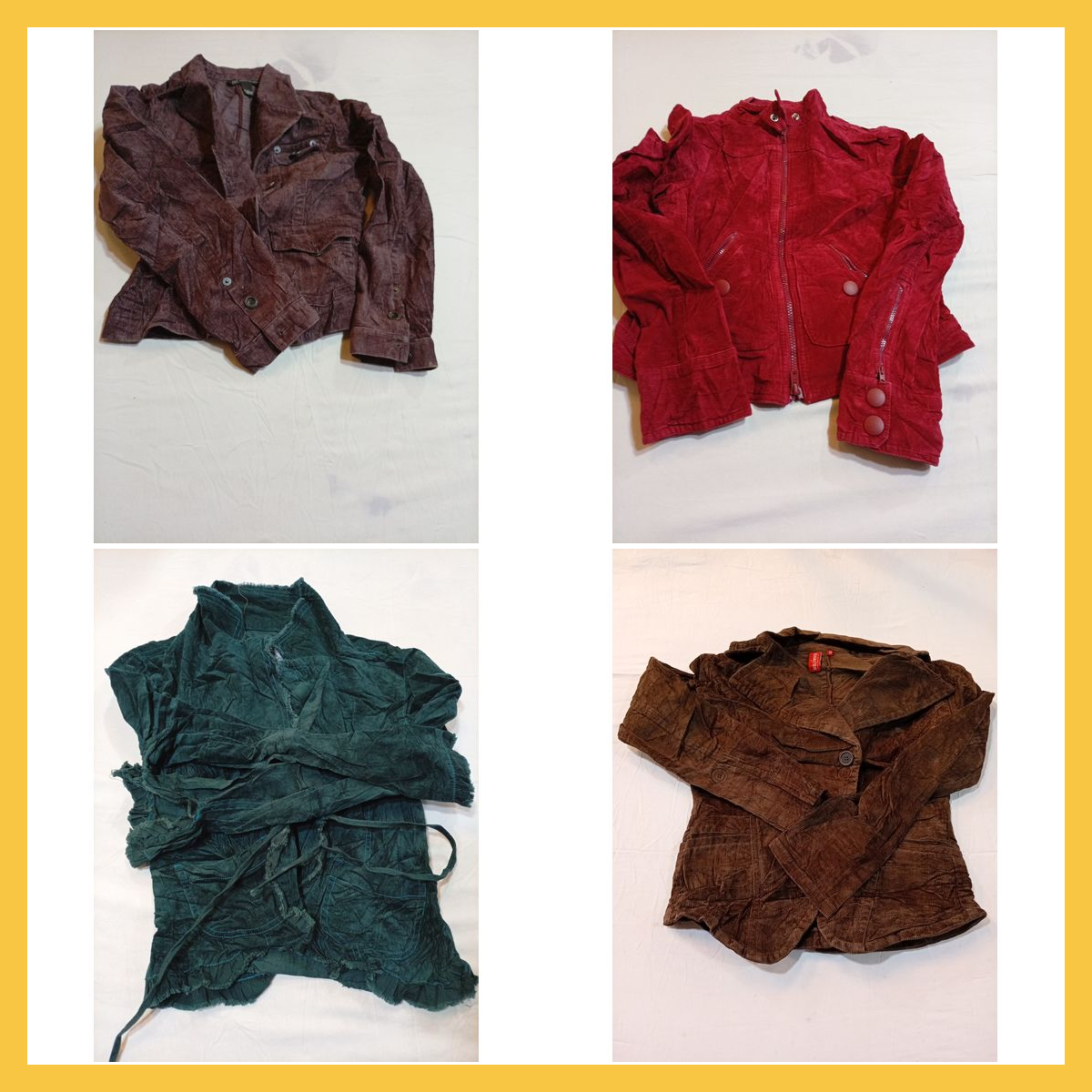 Bundel aus Cordjacken und -hemden - International ..