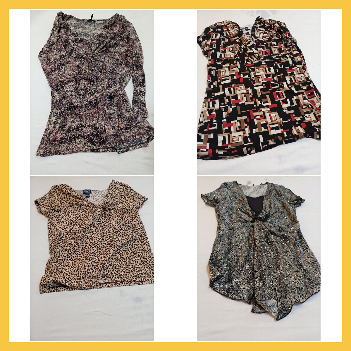 Designer Printed Blouse Bundle - Daisy Fuentes, Li..