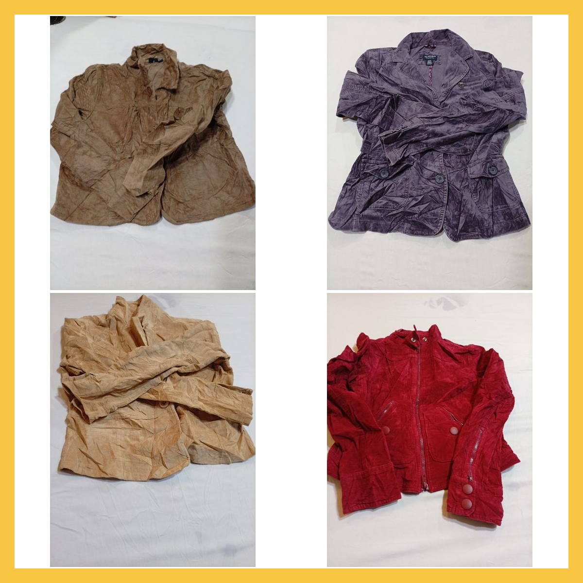 Corduroy Jackets Bundle - 15 Pc SONOMA American Ea..