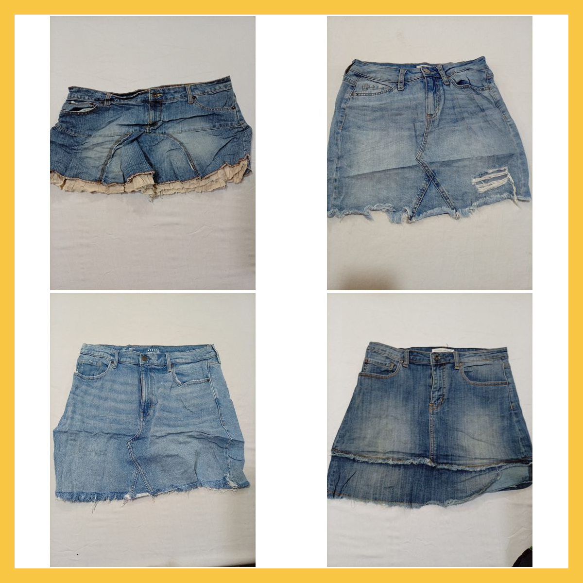 Conjunto de Saia Jeans - Mix de 14 Peças de Jordac..