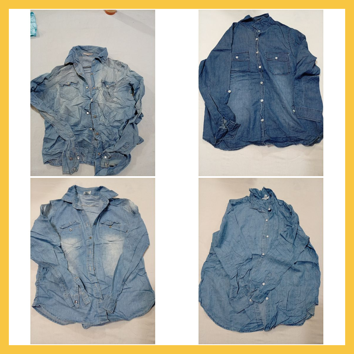 Denim Shirt Bundle: 15 Pc Mix of Iris, Charlotte R..