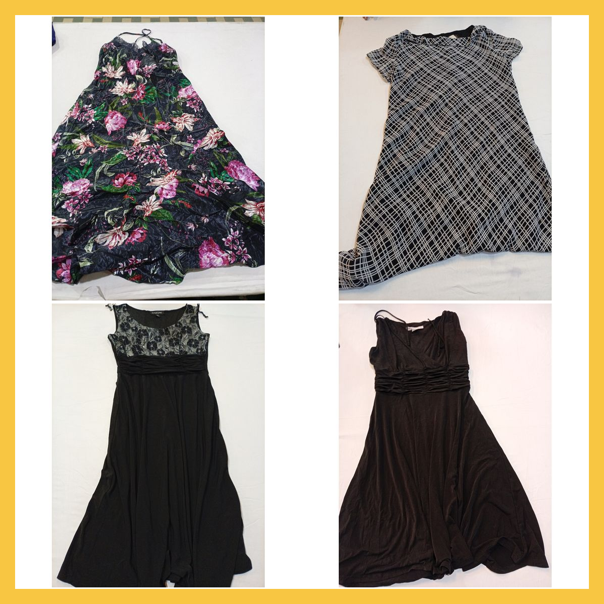 Ginea Donatella Teddi Kleider Bundle 5x Damen Midi..