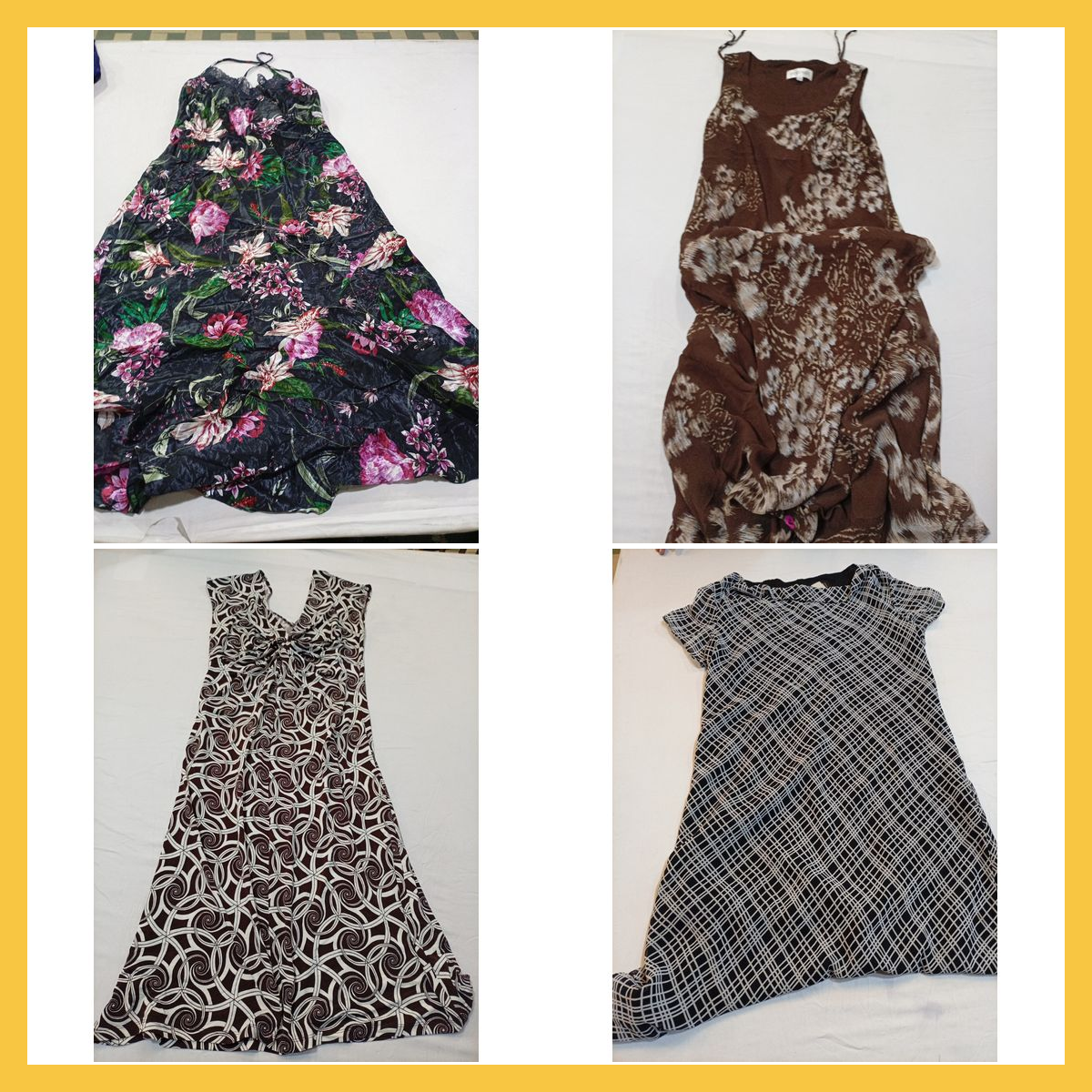 Designer Midi Dress Bundle - 15 Pc Ginea Donatella..