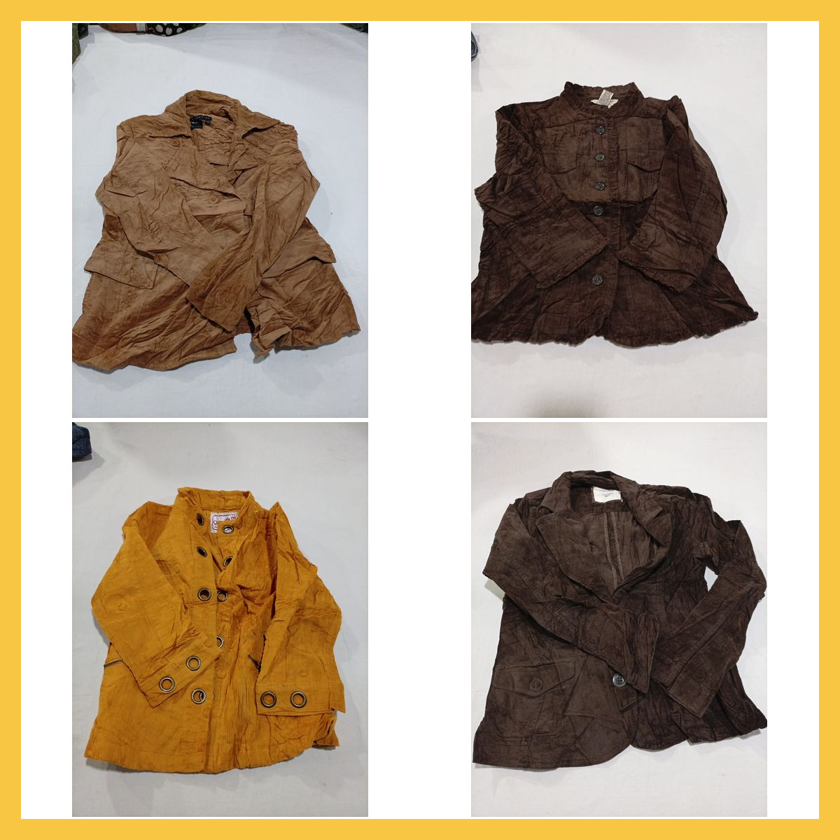 Pacote de Jaquetas de Veludo Cotelê - Parachute, S..