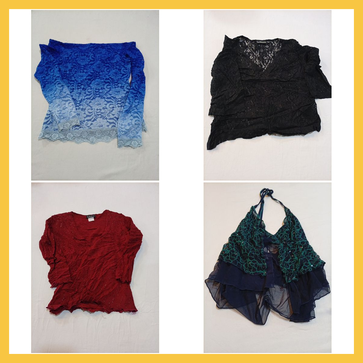 Venus & More Durchsichtige Blusen-Bundle 15 Stck S..