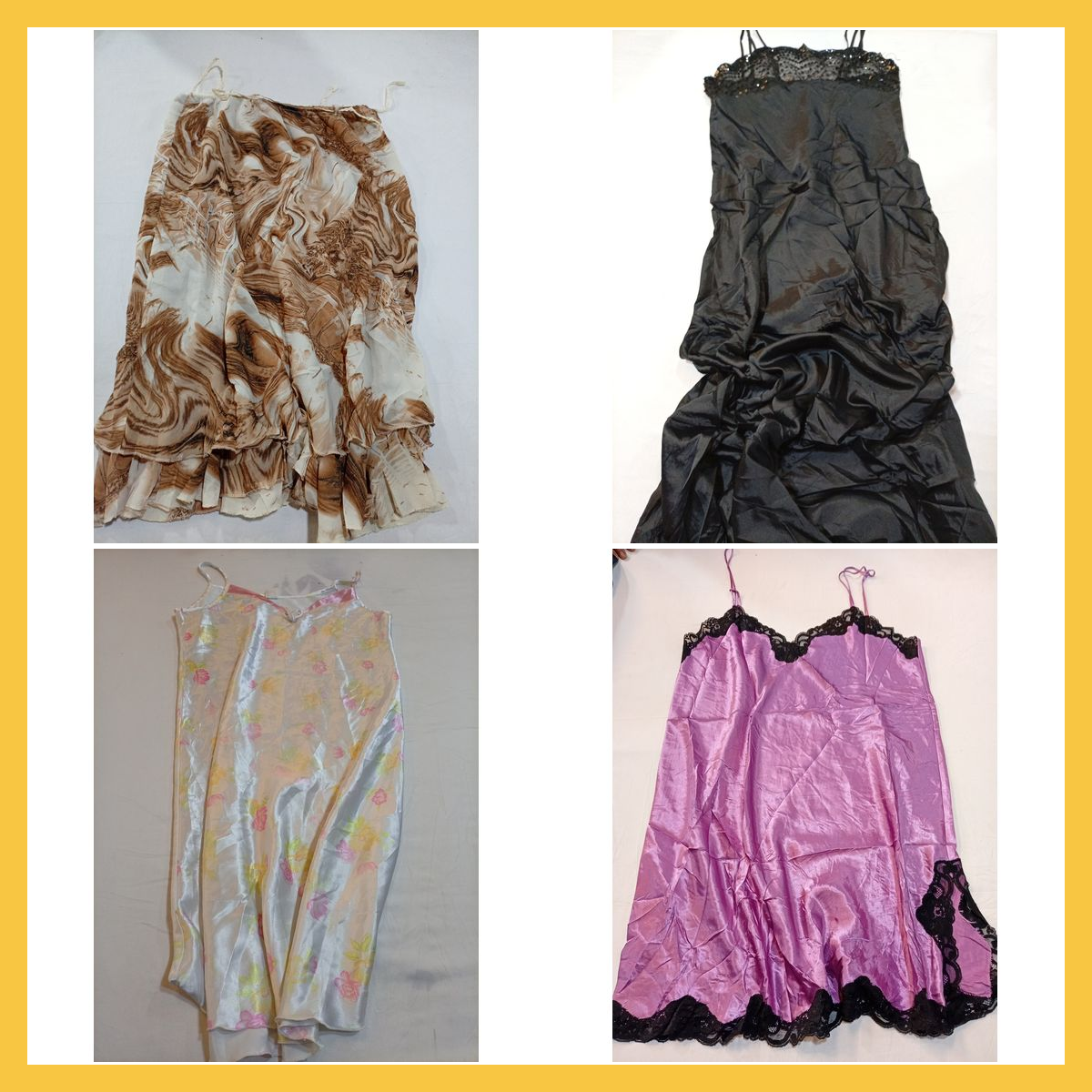 10-teiliges Bundle aus Spitzen- und Satinkleid Dam..