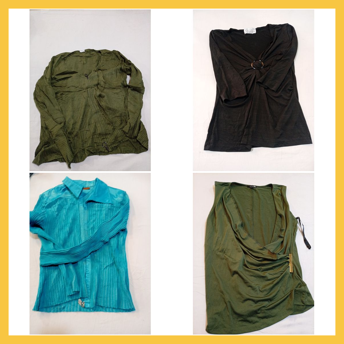 Pack de blouses en soie : Daniel Laurent, Renuar, ..