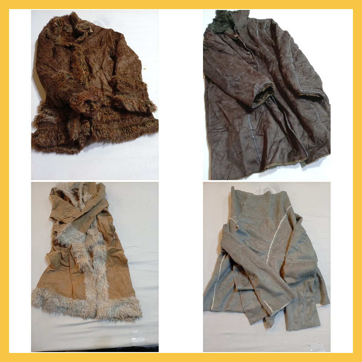 Fur Coat Bundle - 15 Pc Mix of Shu Yao, Anne Klein..