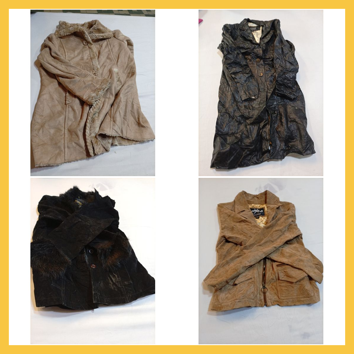 Leather Jackets & Vests Bundle - 15 Pc Mix of St J..