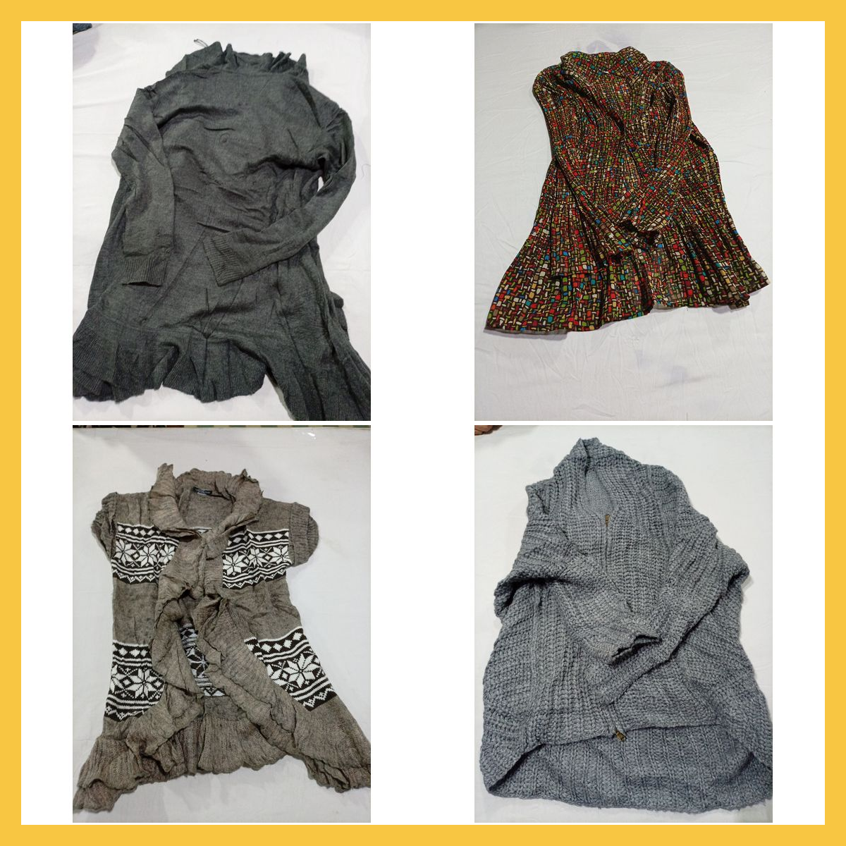 Gently Used Cardigan Bundle - 11 Pc Mix of FASHION..