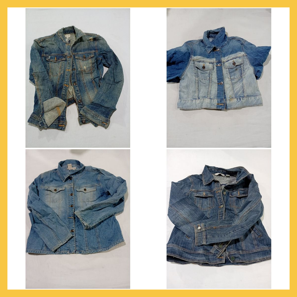 Pacchetto Giacche in Denim - 15 Pezzi Mix di March..