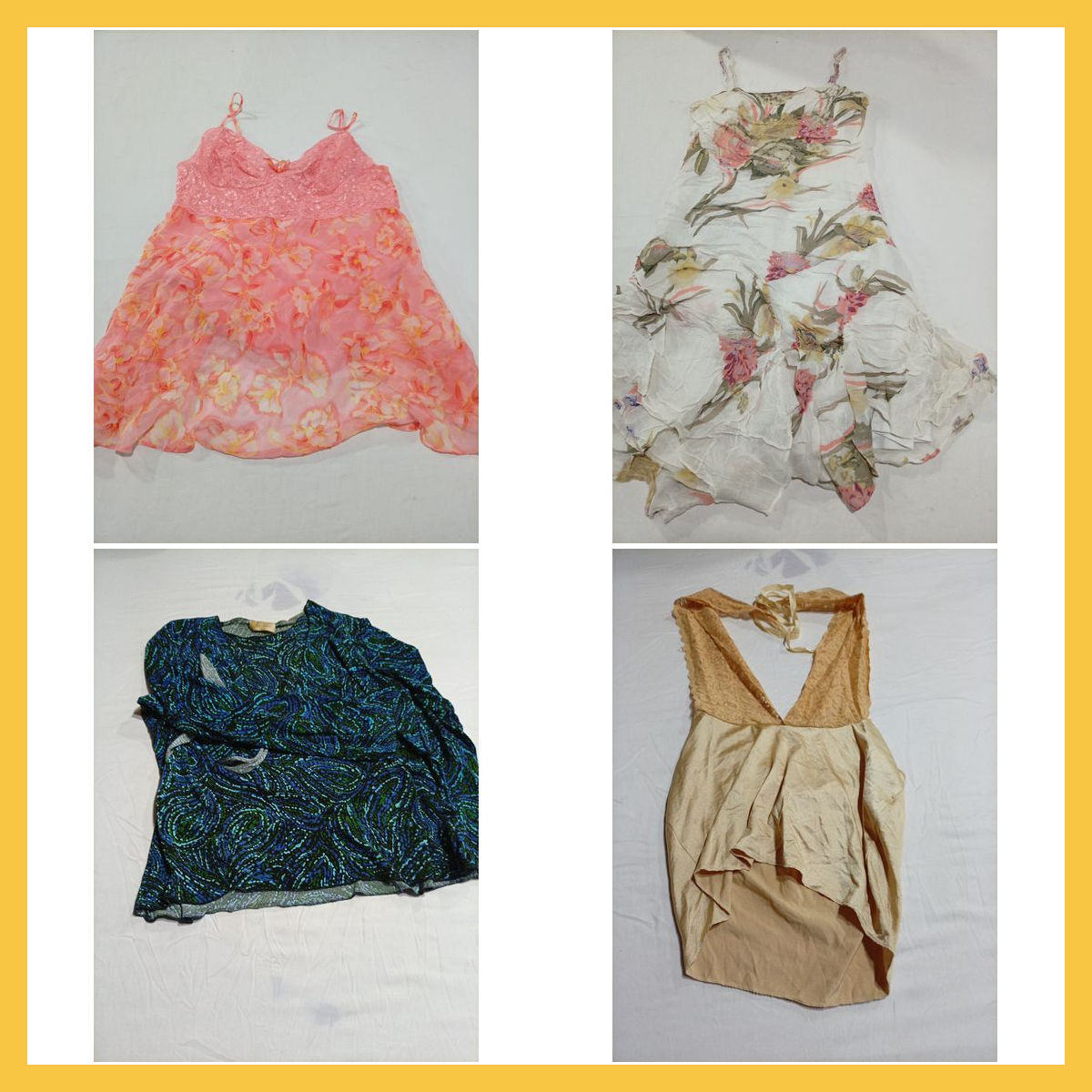 Vintage Mini Kleid Bündel - Eva Blau, Studio Works..