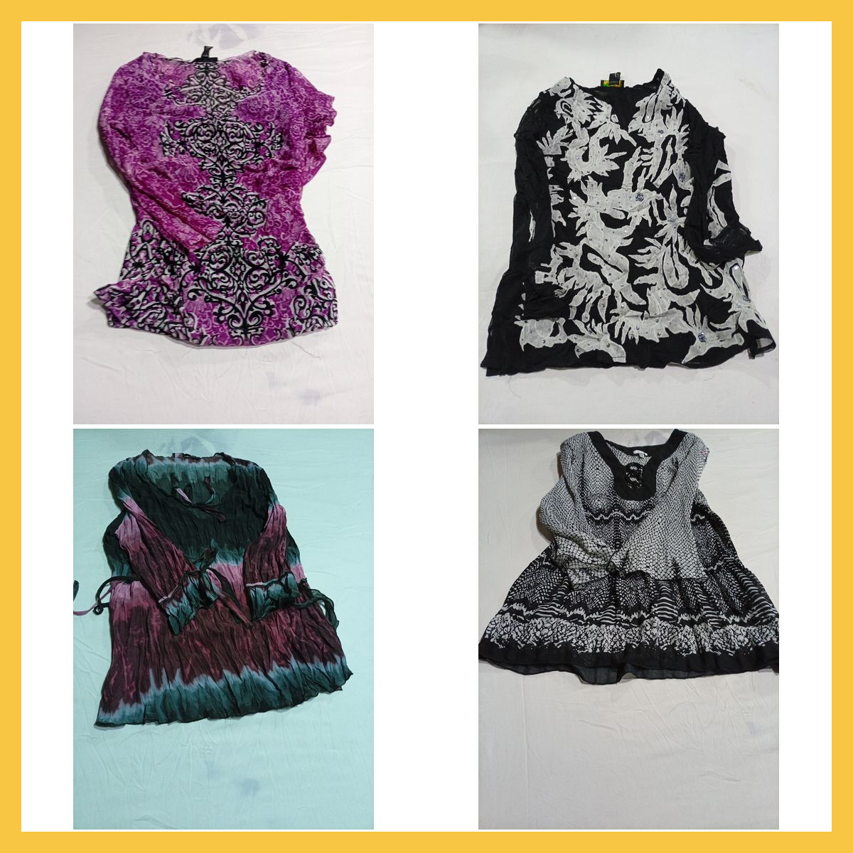 INC, Mirab & More Pacchetto di Bluse Stampate - 15..