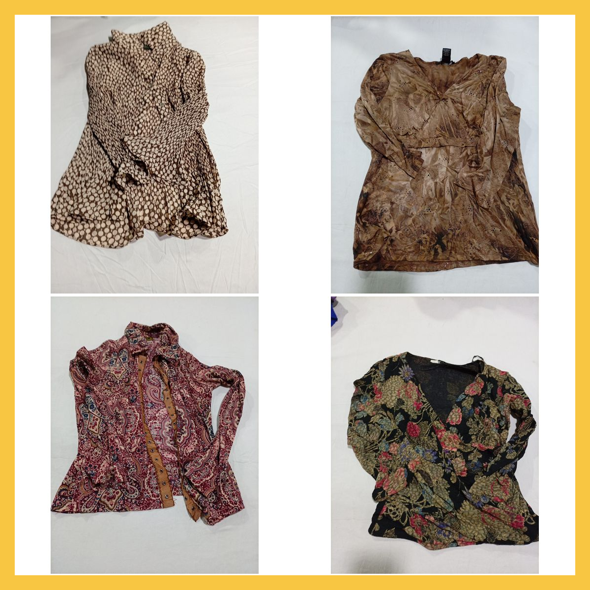 Vintage Bedruckte Blusen-Bundle L.L.Bean MSK APT.9..