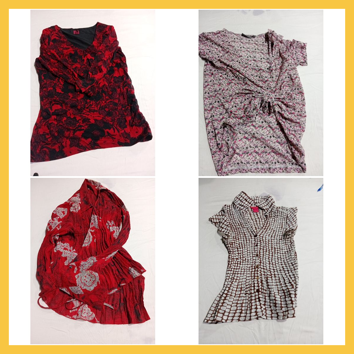 Vintage Printed Blouse Bundle 14pcs 212 COLLECTION..