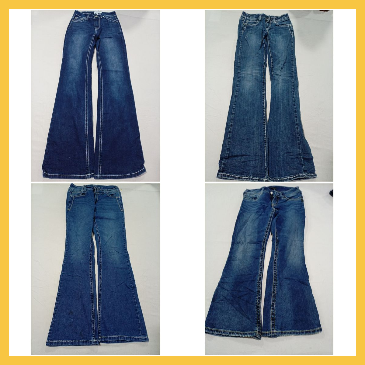 Flare Jeans Bundle - 15 Pc Mix aus Wax Jea, L.A. I..