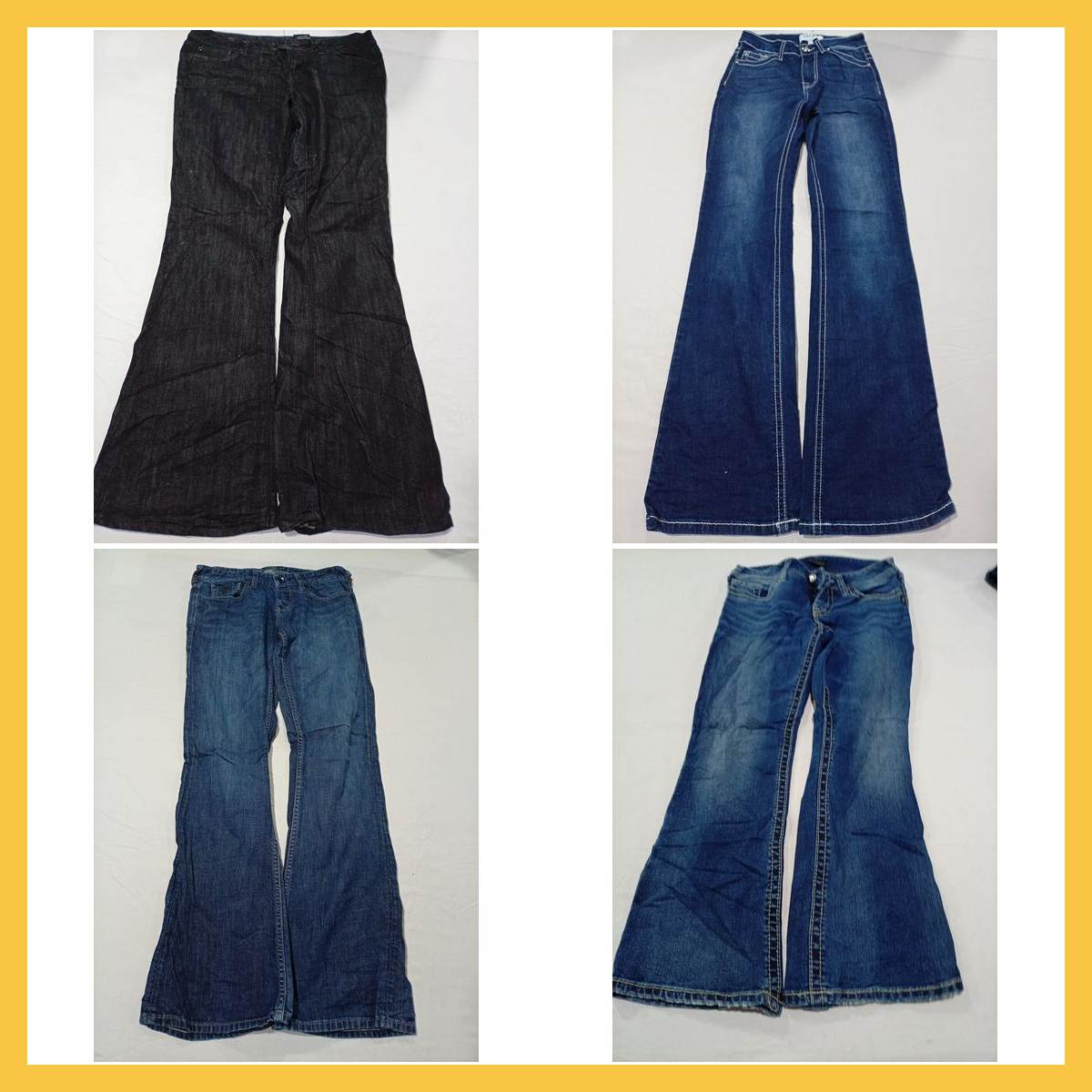 Pacote de Jeans Flare: Guess, Juicy Couture, Buffa..