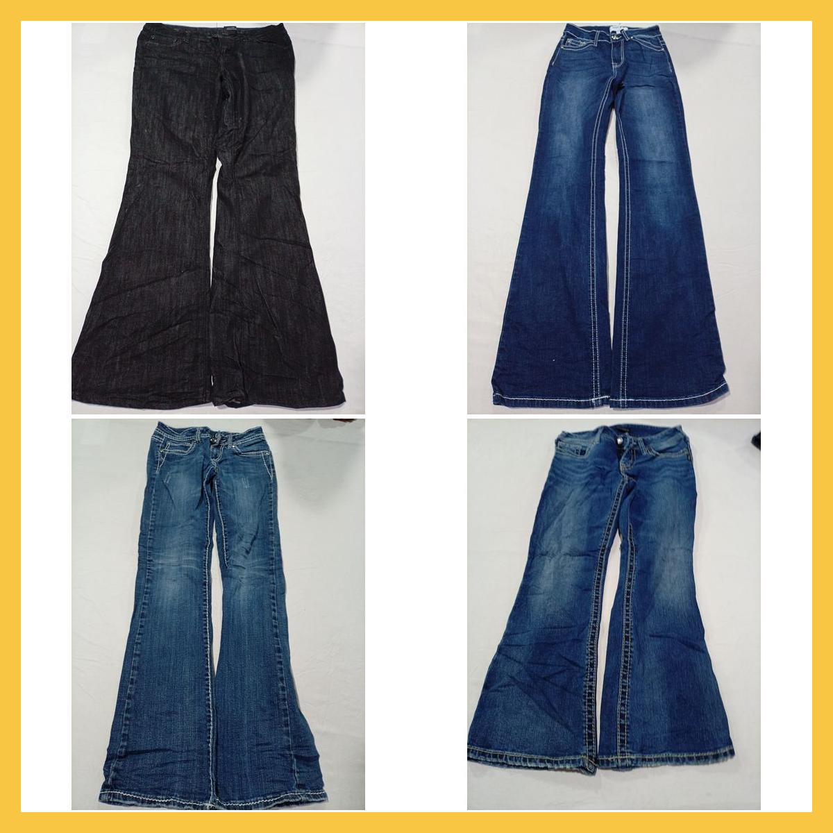 Flare Jeans Bundle: 15 Pc Mix aus Buffalo, Juicy C..