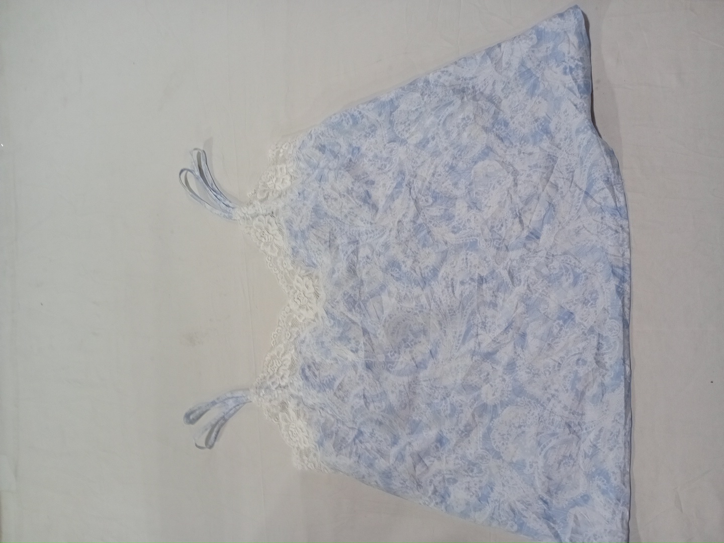 LAUREN RALPH LAUREN Blue Lace Camisole