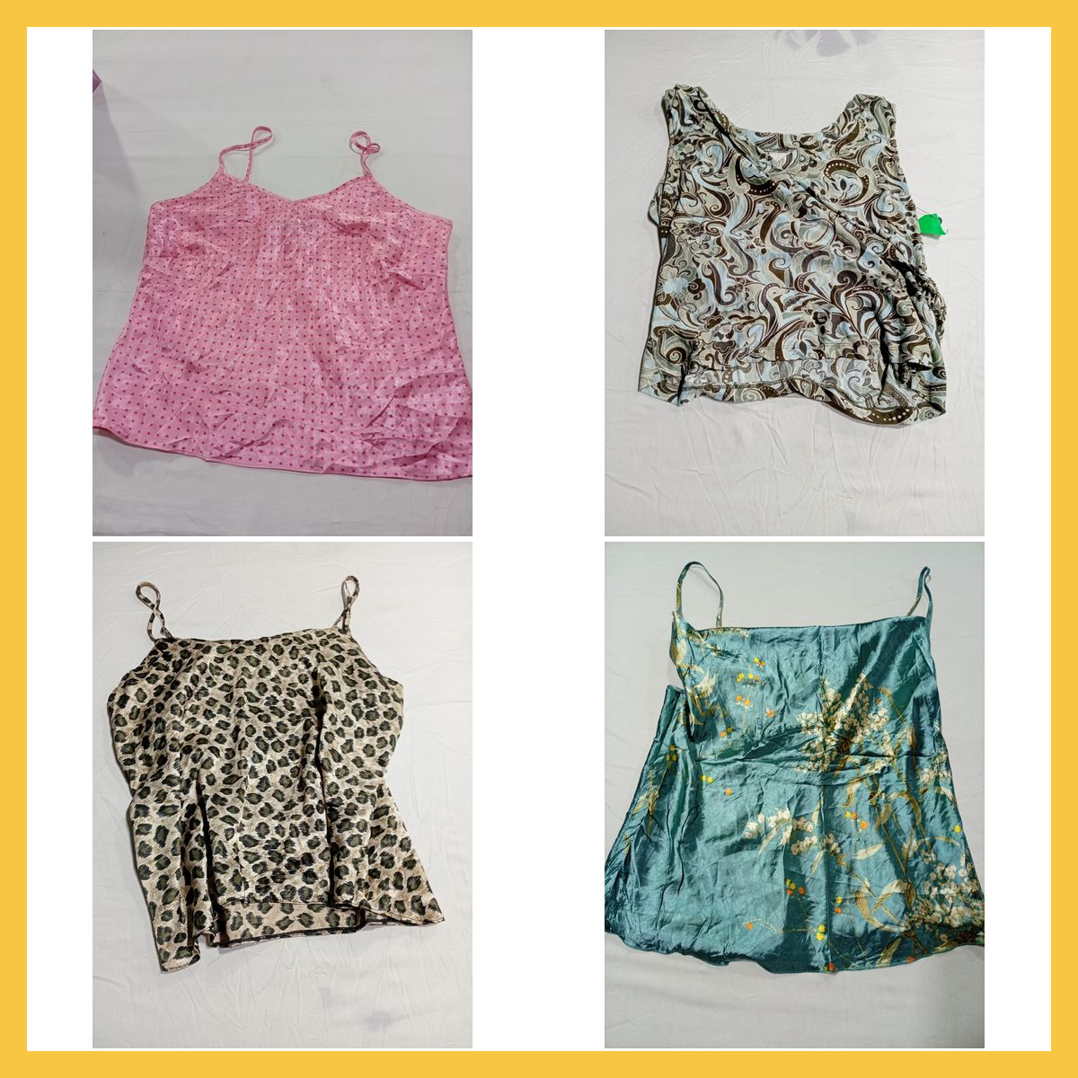 Vintage Floral & Printed Camisole Bundle david fue..