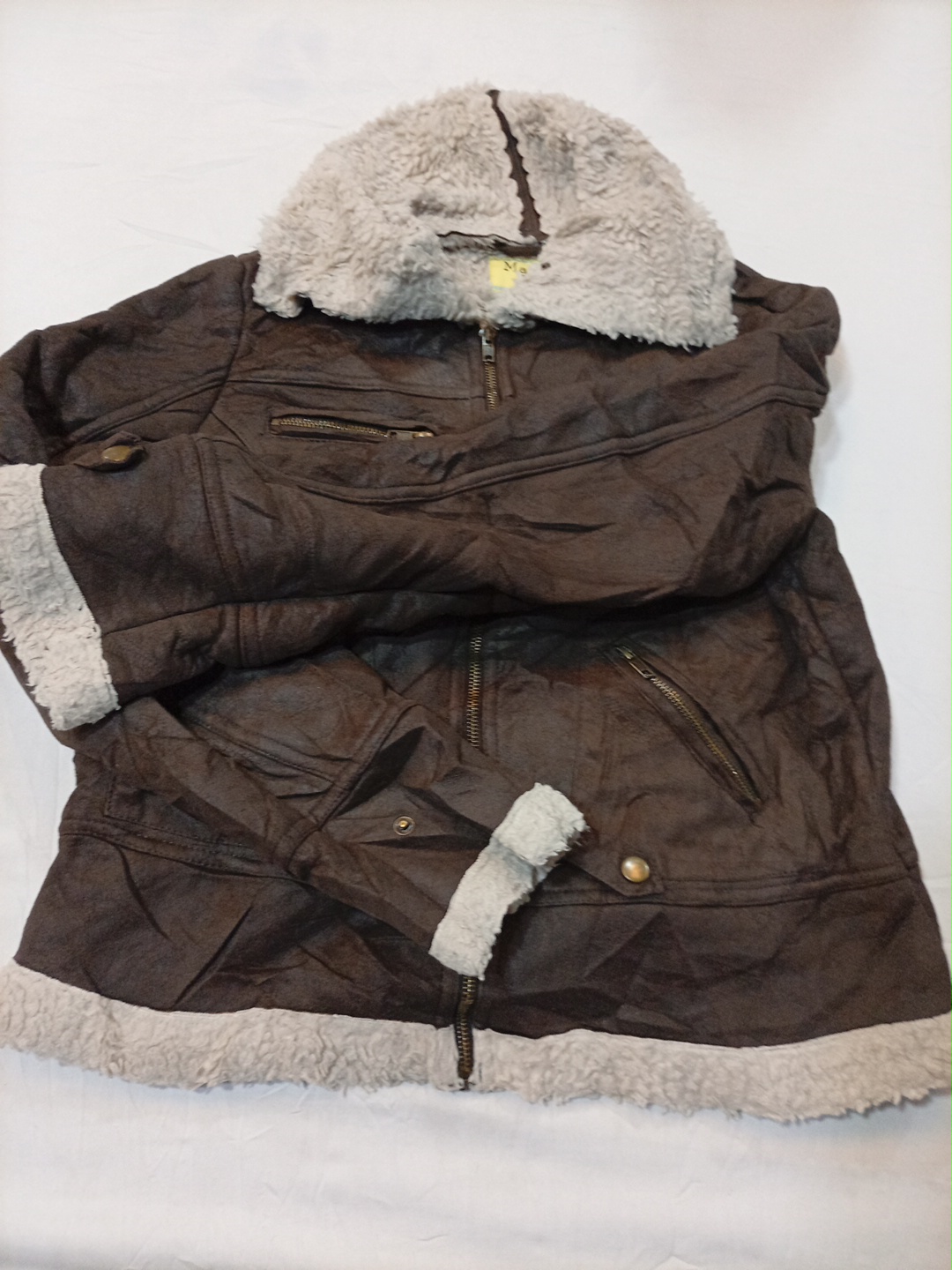 Brown Faux Fur Jacket