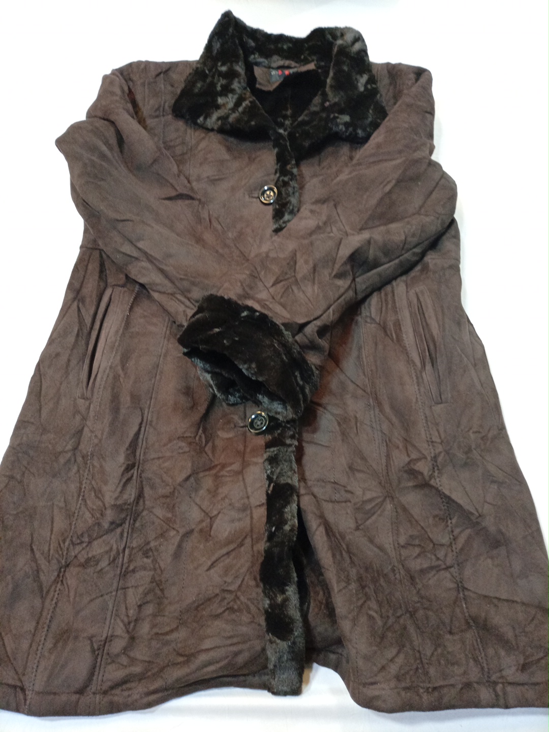 Brown Fur-Lined Jacket