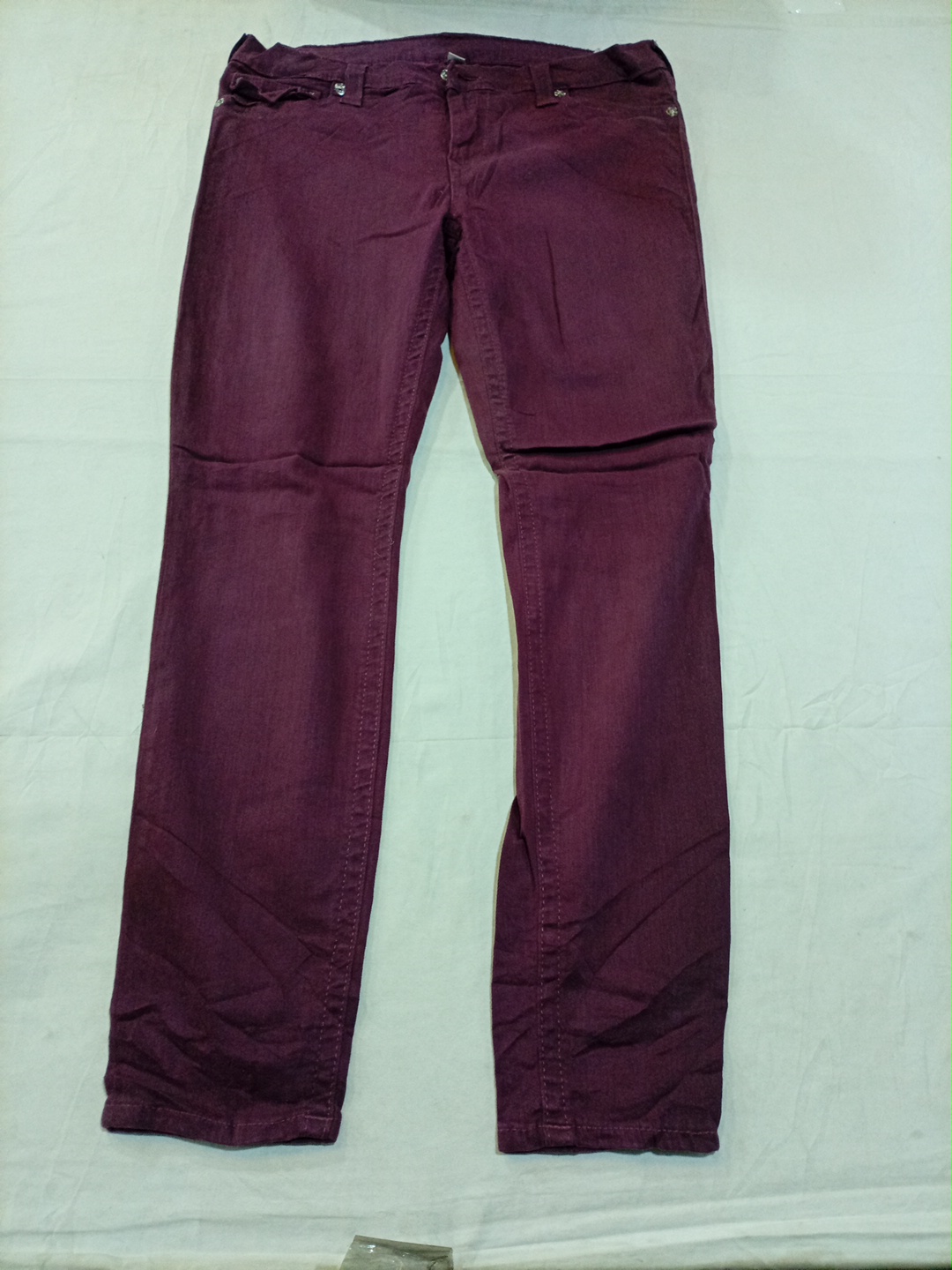 Maroon Jeans