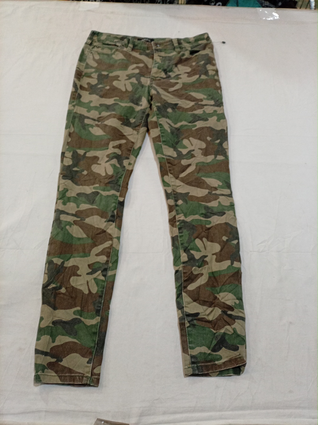 Camo Mid Rise Super Skinny Jeans