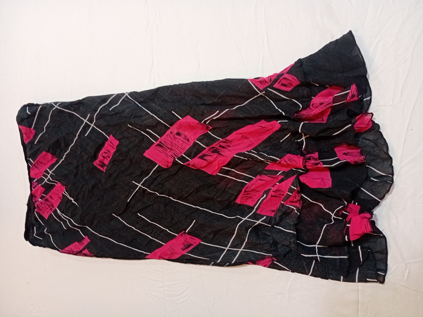 Black and Pink Skirt